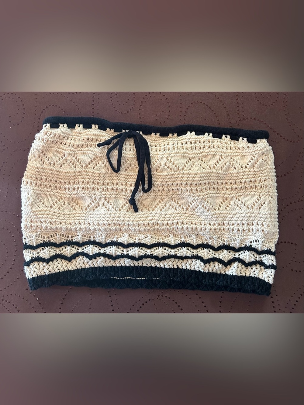 Hollister Crochet Tube Top